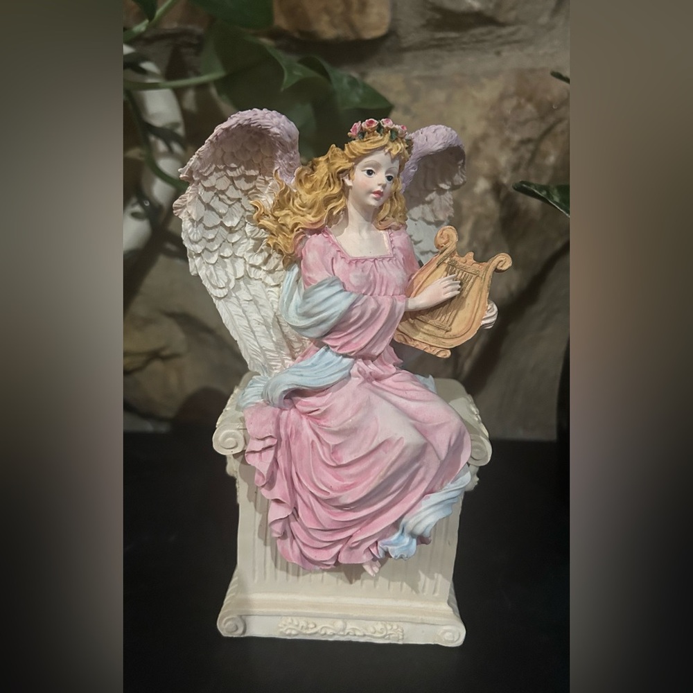🐕3/20 Vintage Angel Music Box